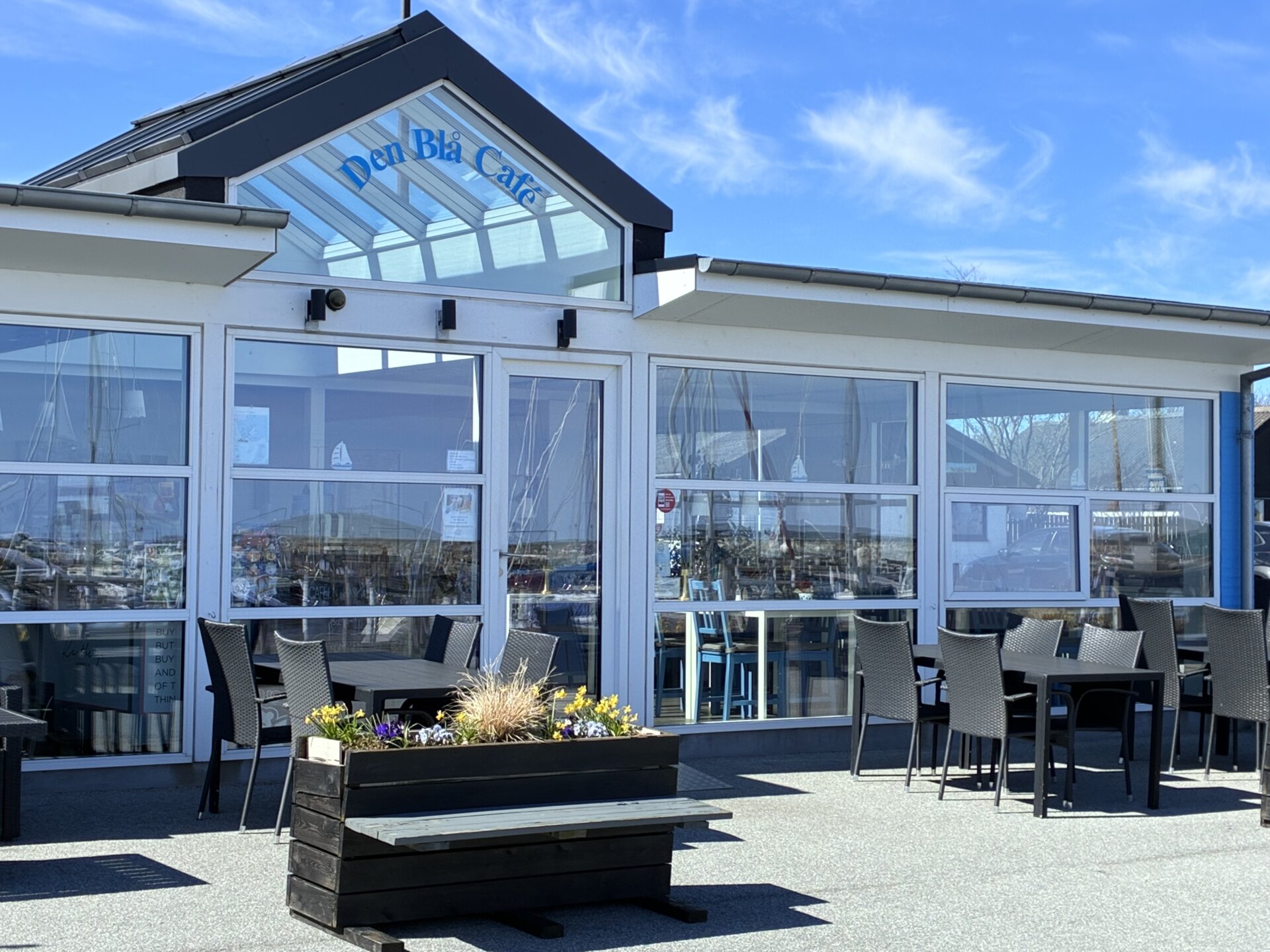 Den Blå Cafe i Strandby