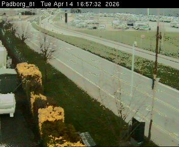 Padborg Richtung Grenze