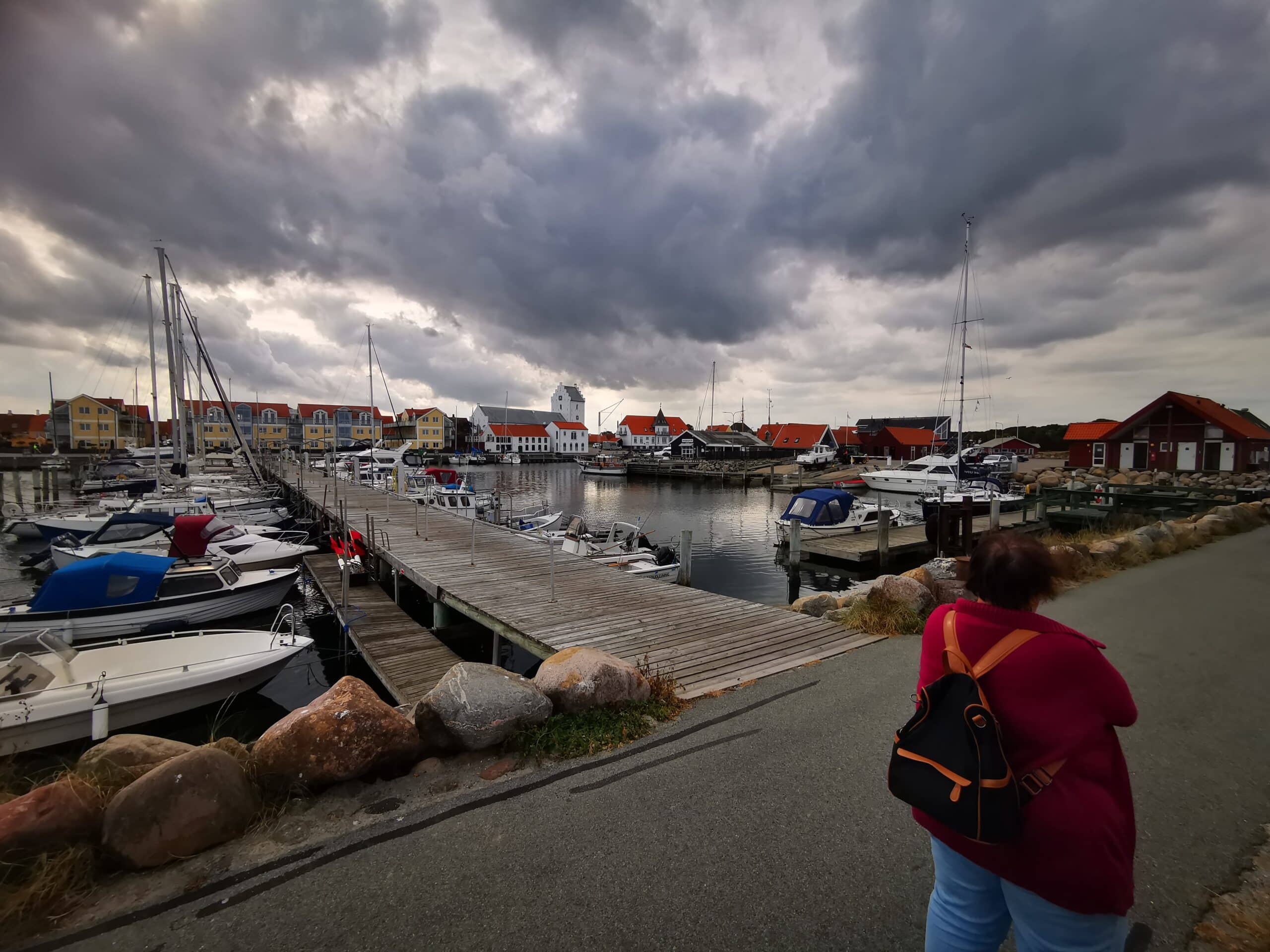 Hafen Sæby Dänemark.Guide