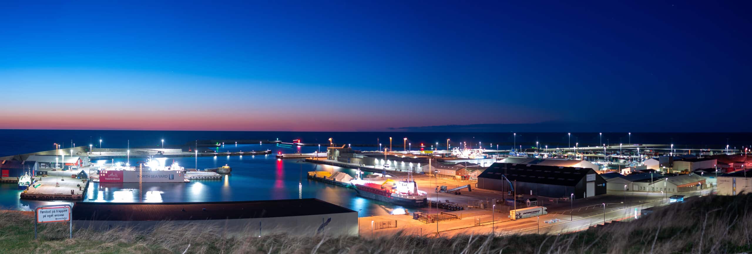 Hafen Hanstholm Dänemark.Guide