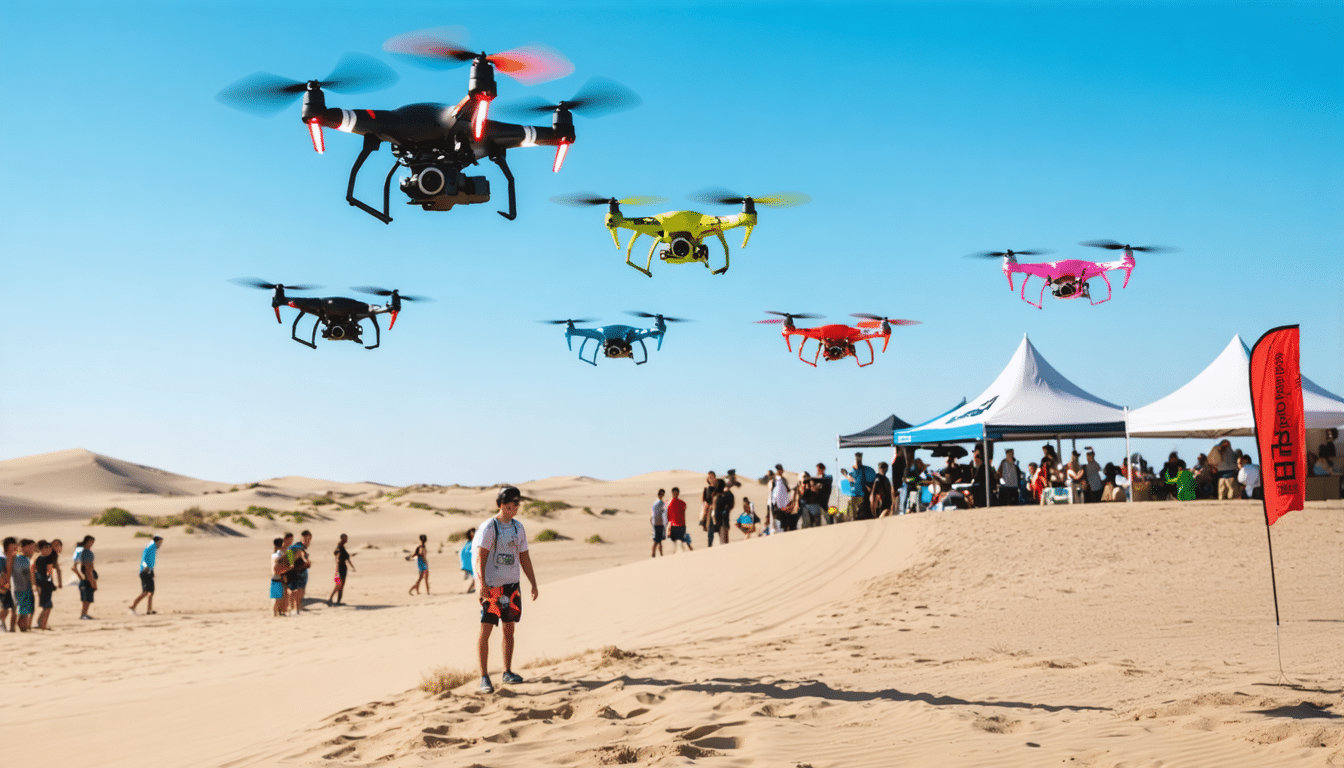 Neue Entwicklung beim Drone Race Løkken dank großzügiger Förderung