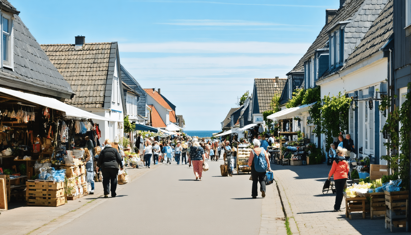 Frühlingsbeginn in Lønstrup bringt neues Leben in die Küstenstadt