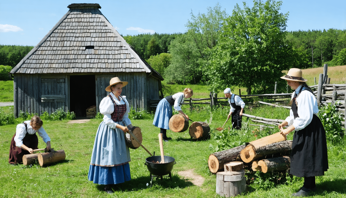 Zeitreise in den Alltag von 1914: Familien erleben Mosbjerg ohne moderne Ablenkungen