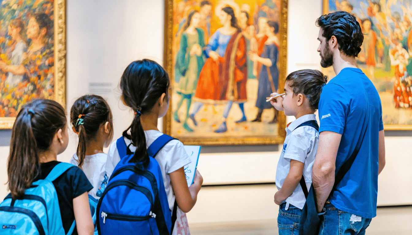 Schüler testen neues Kunst-Erlebnis im Arne Haugen Sørensen Museum