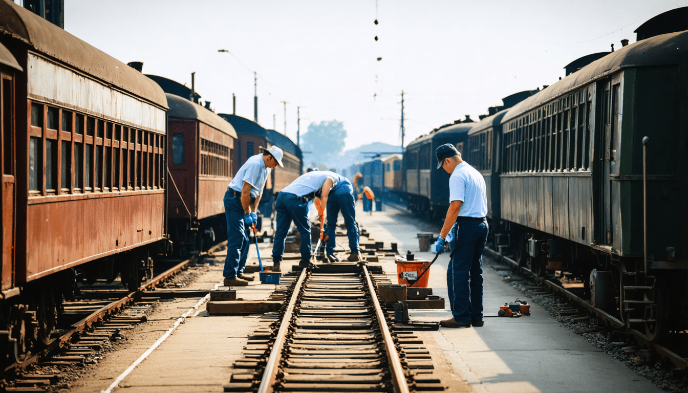 Mariager bereitet Start der historischen Bahnsaison vor