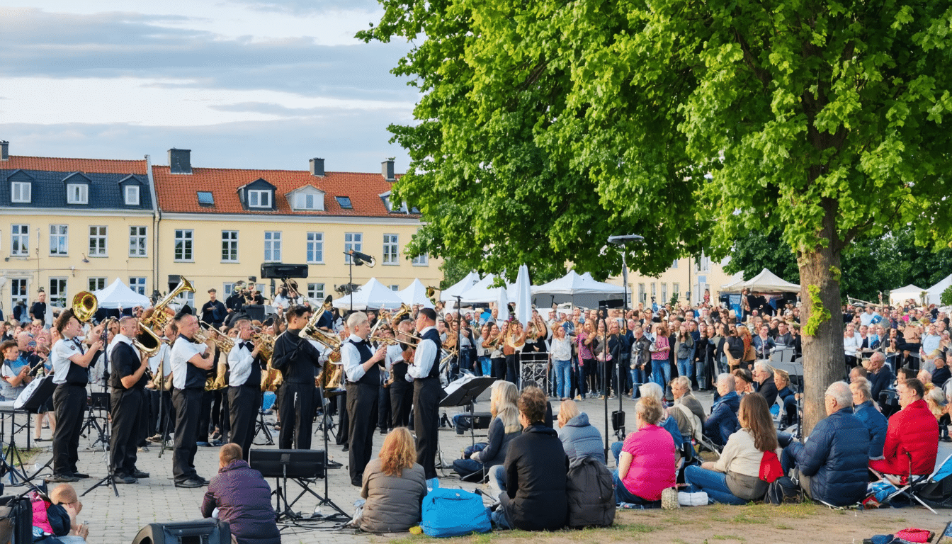Swingende Bigband-Klänge in Blokhus: Jubiläumskonzert unter freiem Himmel