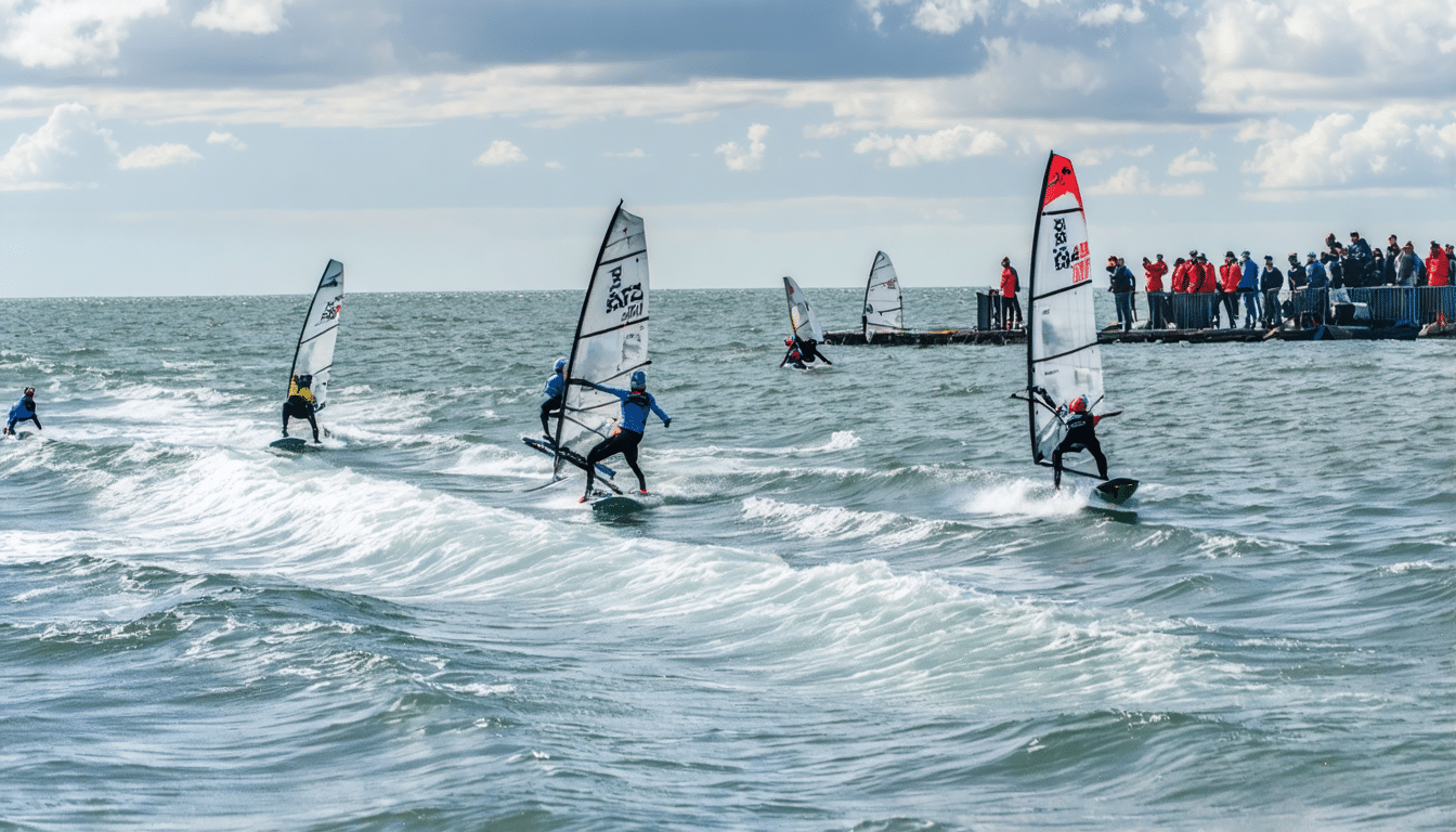 Windsurf-Wettkampf in Thy: Weltklasse auf wechselnden Wellen