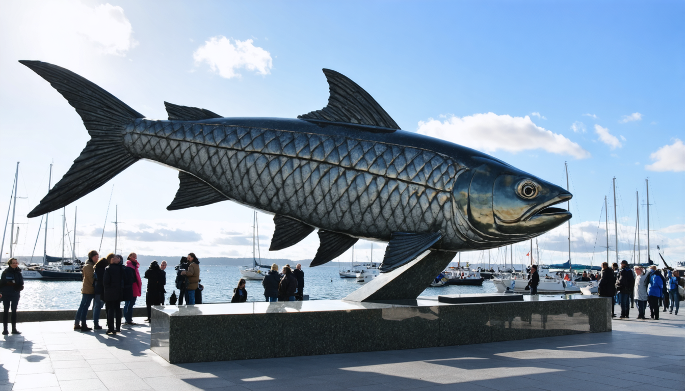 Neues Kunstwerk am Hafen von Sæby zum 500-jährigen Jubiläum