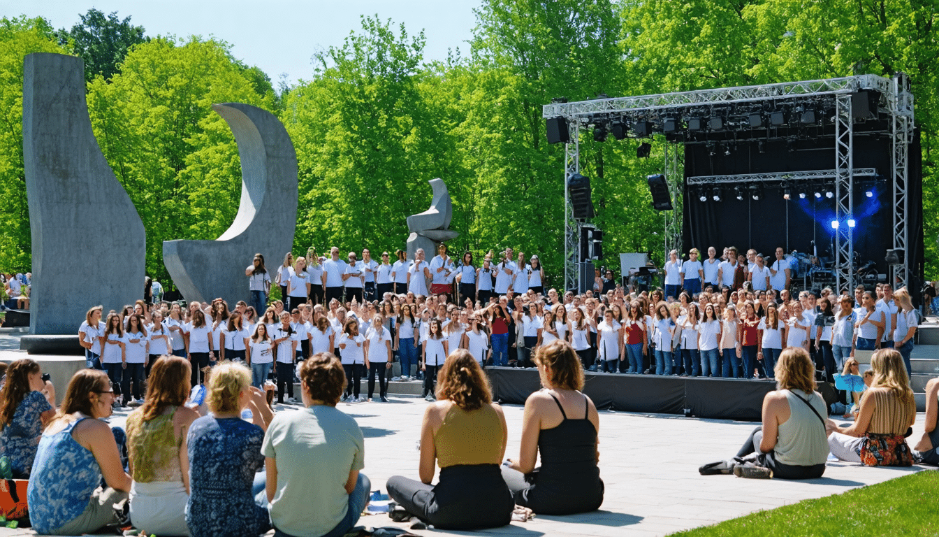 Marathongesang im Dronninglund Kunstcenter: Ein Tag voller Gemeinschaft und Musik