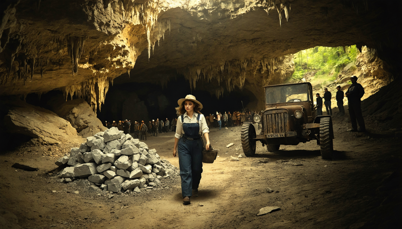 Traditionelles Kalktragen: Zeitreise-Event in Mønsted Kalkgruber