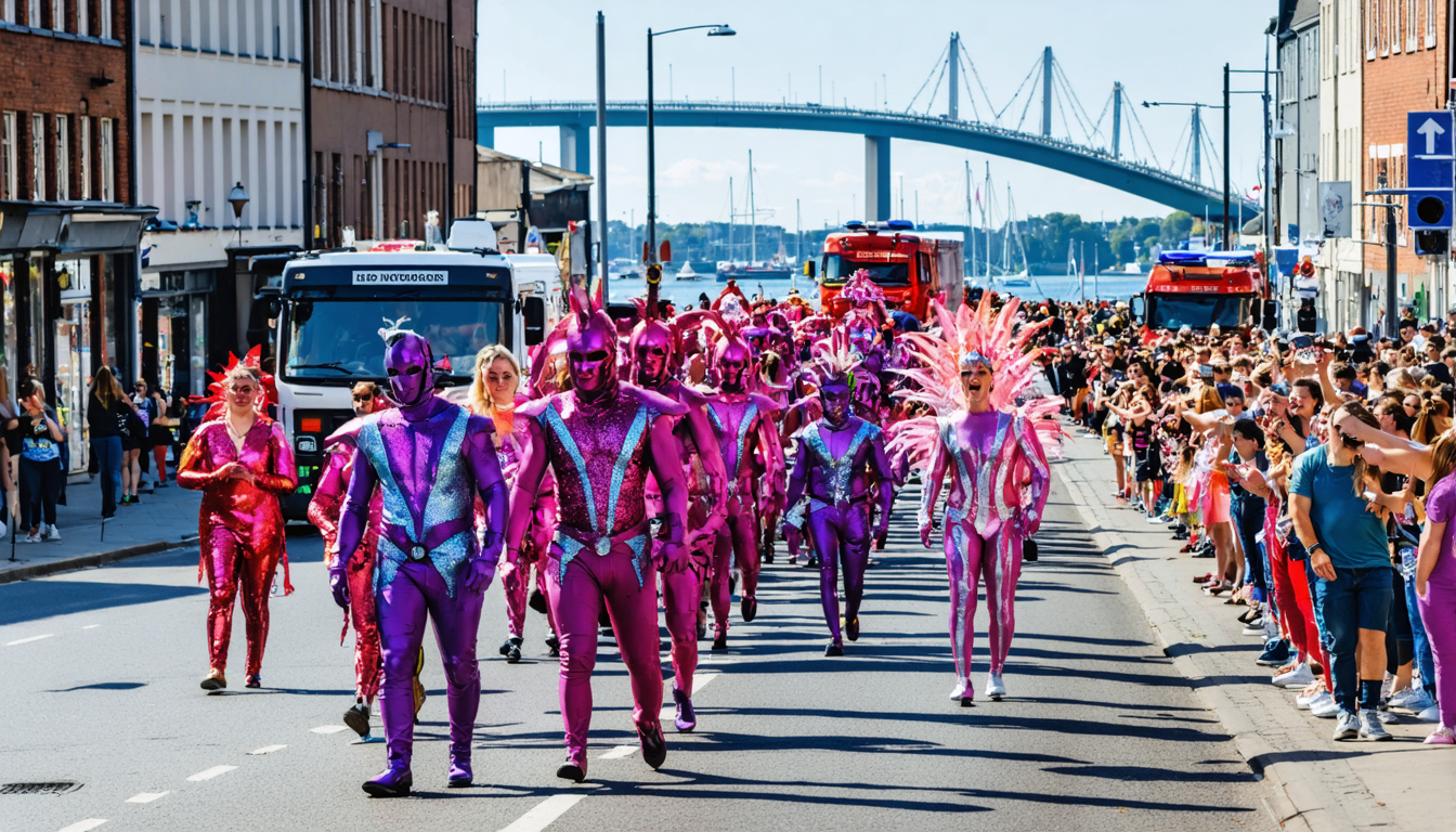 Karneval in Aalborg: Verkehr normalisiert sich – Polizei und Rettungsdienste bleiben wachsam