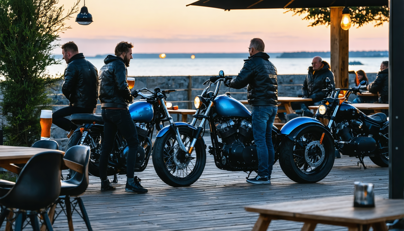 Motorkultur trifft Geselligkeit: Basserne Danmark zu Gast im Biergarten Søndervig