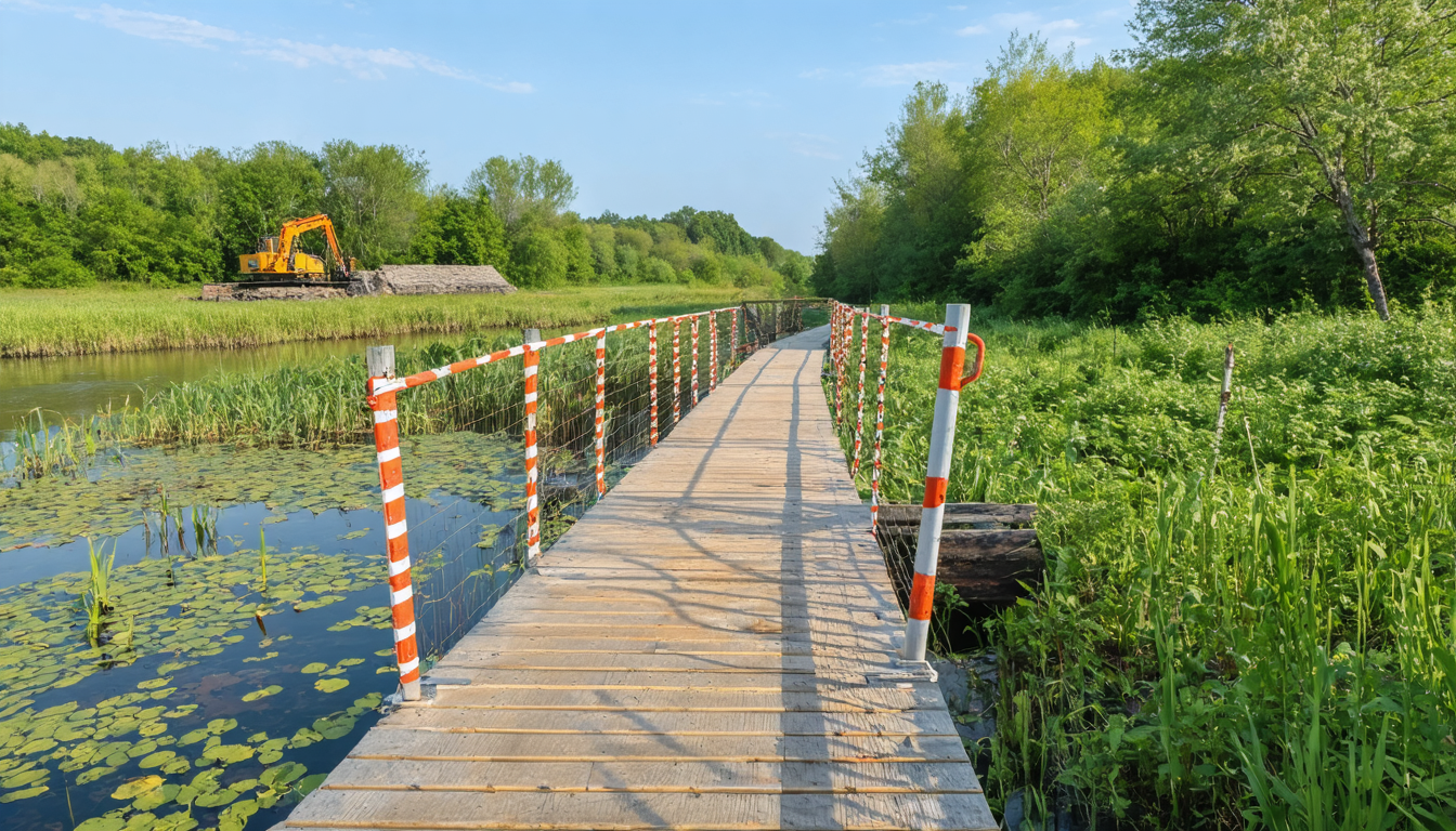 Wanderweg Gudenåstien bei Hammer Mølle bis Ende Juli gesperrt