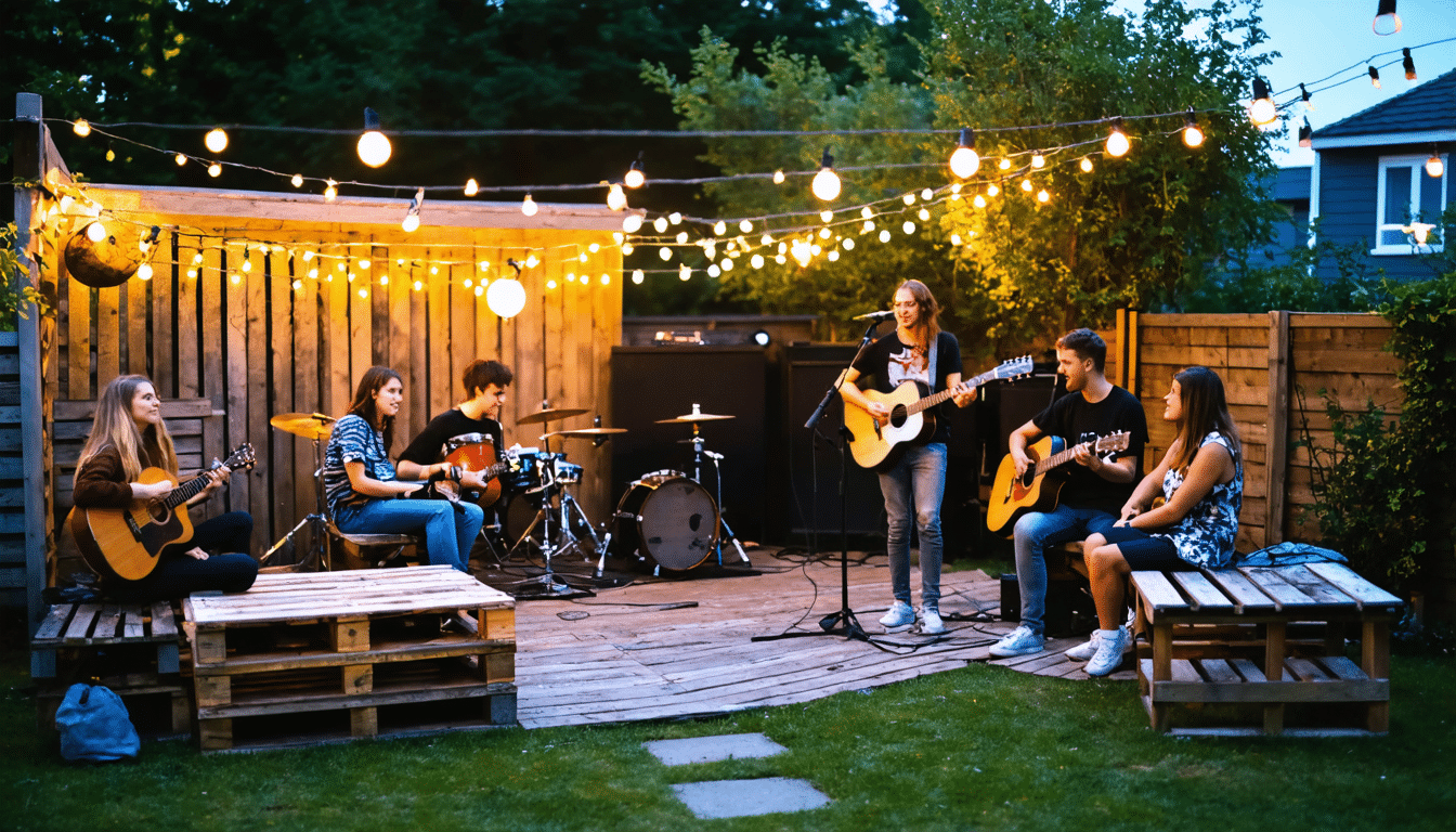 Live-Musik und Innovation im Hinterhof von Aabenraa begeistert junge Menschen