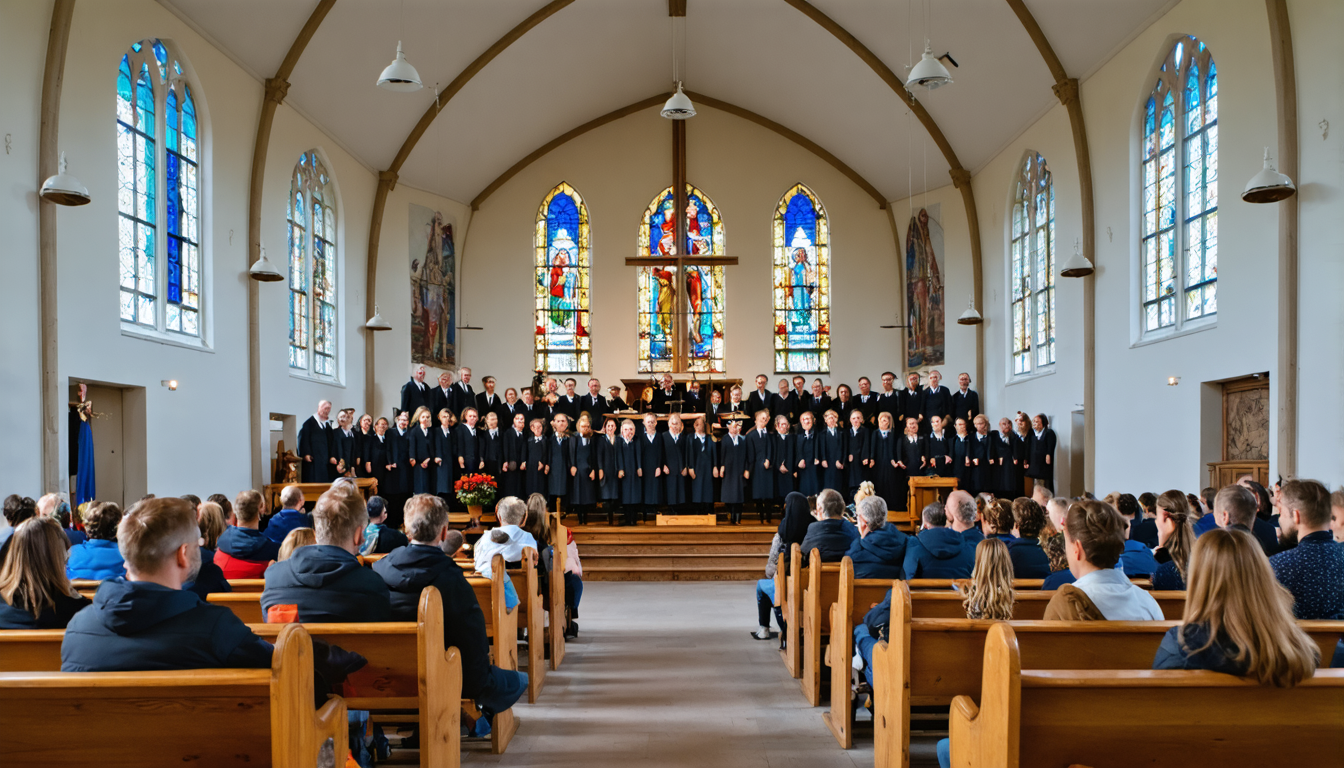 Konzert des Københavns Kantatekor in der Tønder Kristkirke am 14. Juni 2025