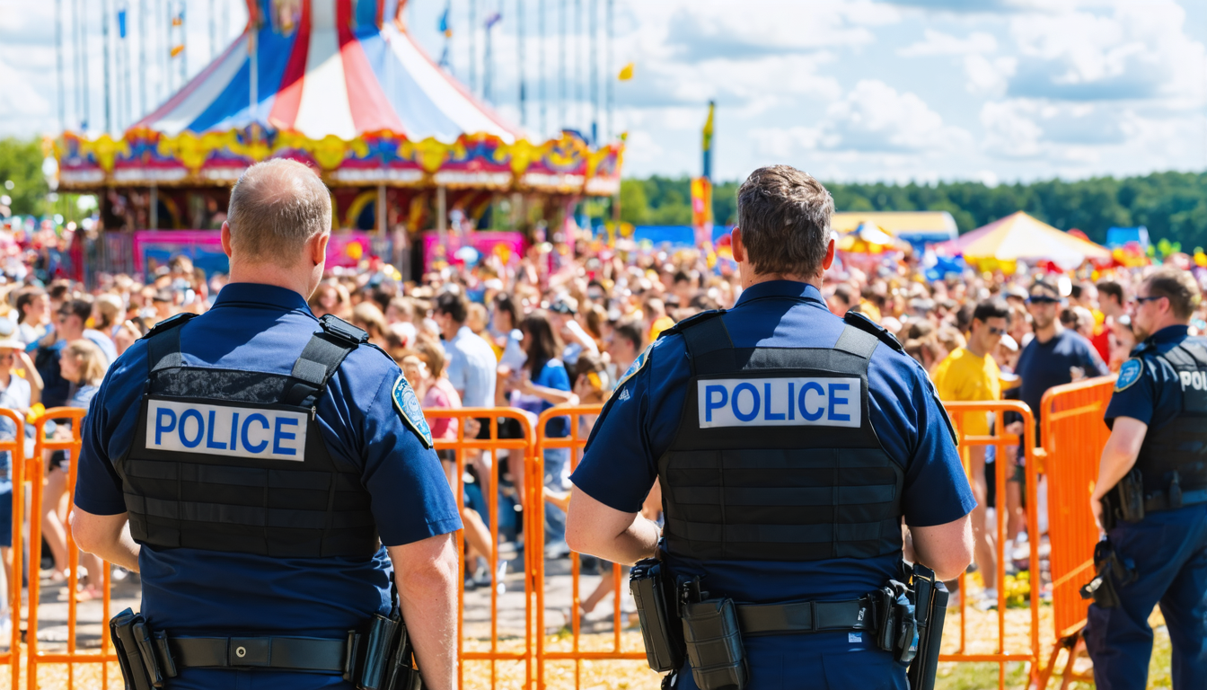 Polizeieinsatz auf Jahrmarkt in Nordjütland: Mehrere Delikte und Vorfälle