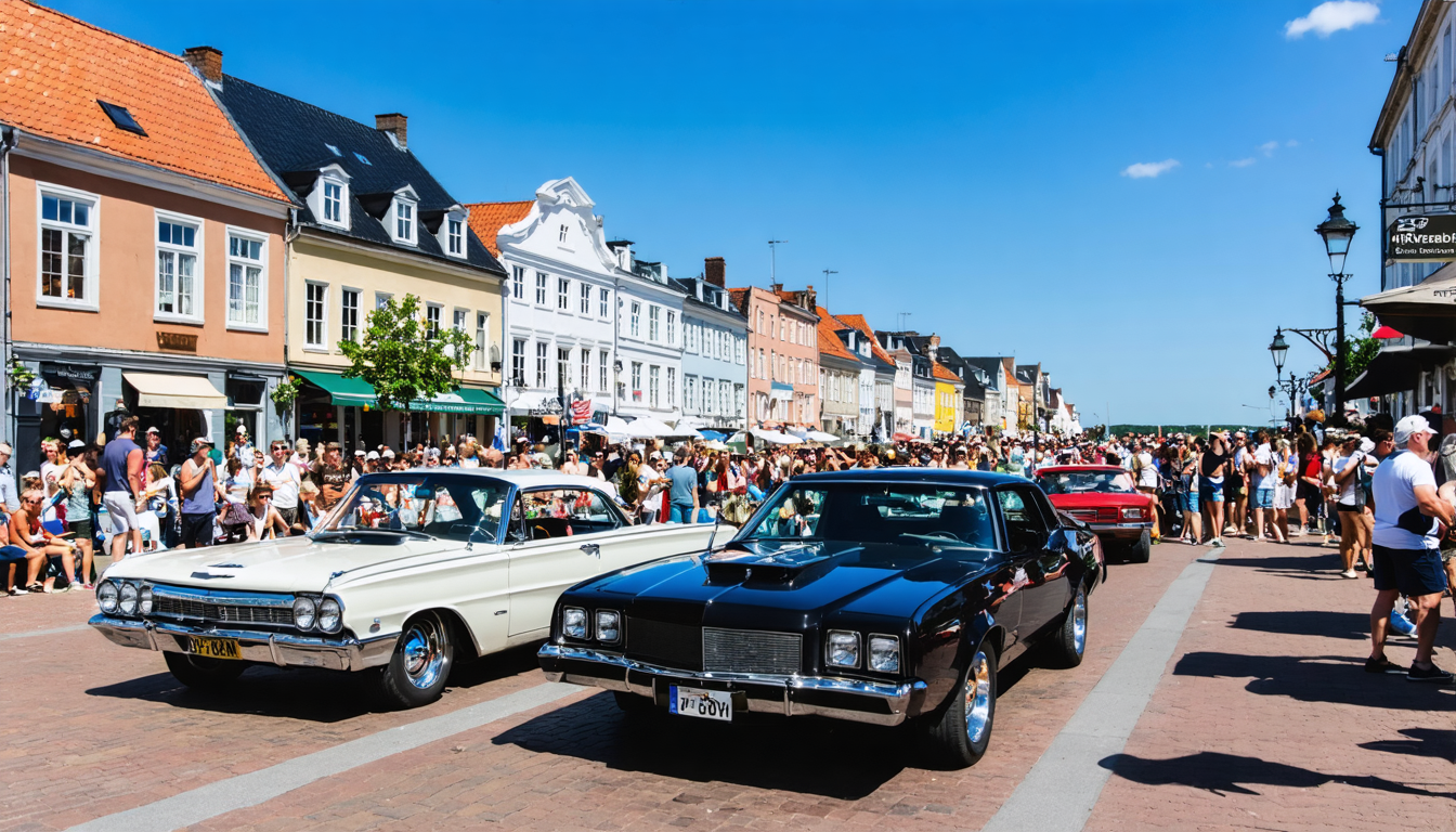Sommershopping in Aalborg City: Mehr als nur Einkaufen – Ein Event für Autofans und Musikliebhaber