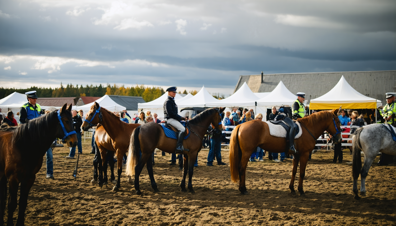 Rückblick auf das Hjallerup Marked 2025: Pferde, Polizeipräsenz und lokale Identität