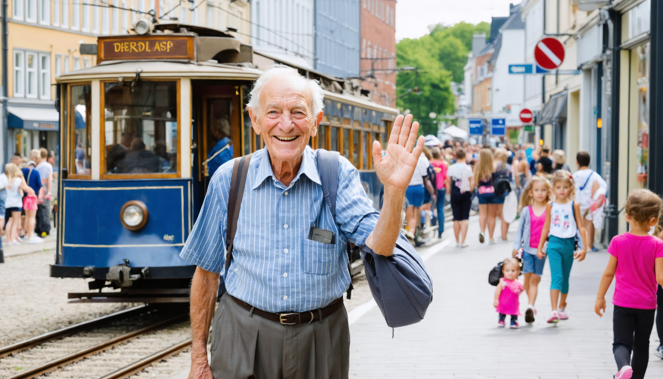 Generationswechsel beim Krummetoget: Hjørrings Lokführer verabschiedet sich vom Steuer