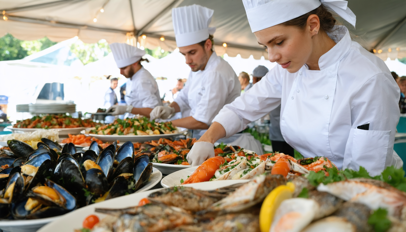 Kulinarisches Großereignis in Nykøbing: Skaldyrsbuffet beeindruckt mit regionalen Spezialitäten