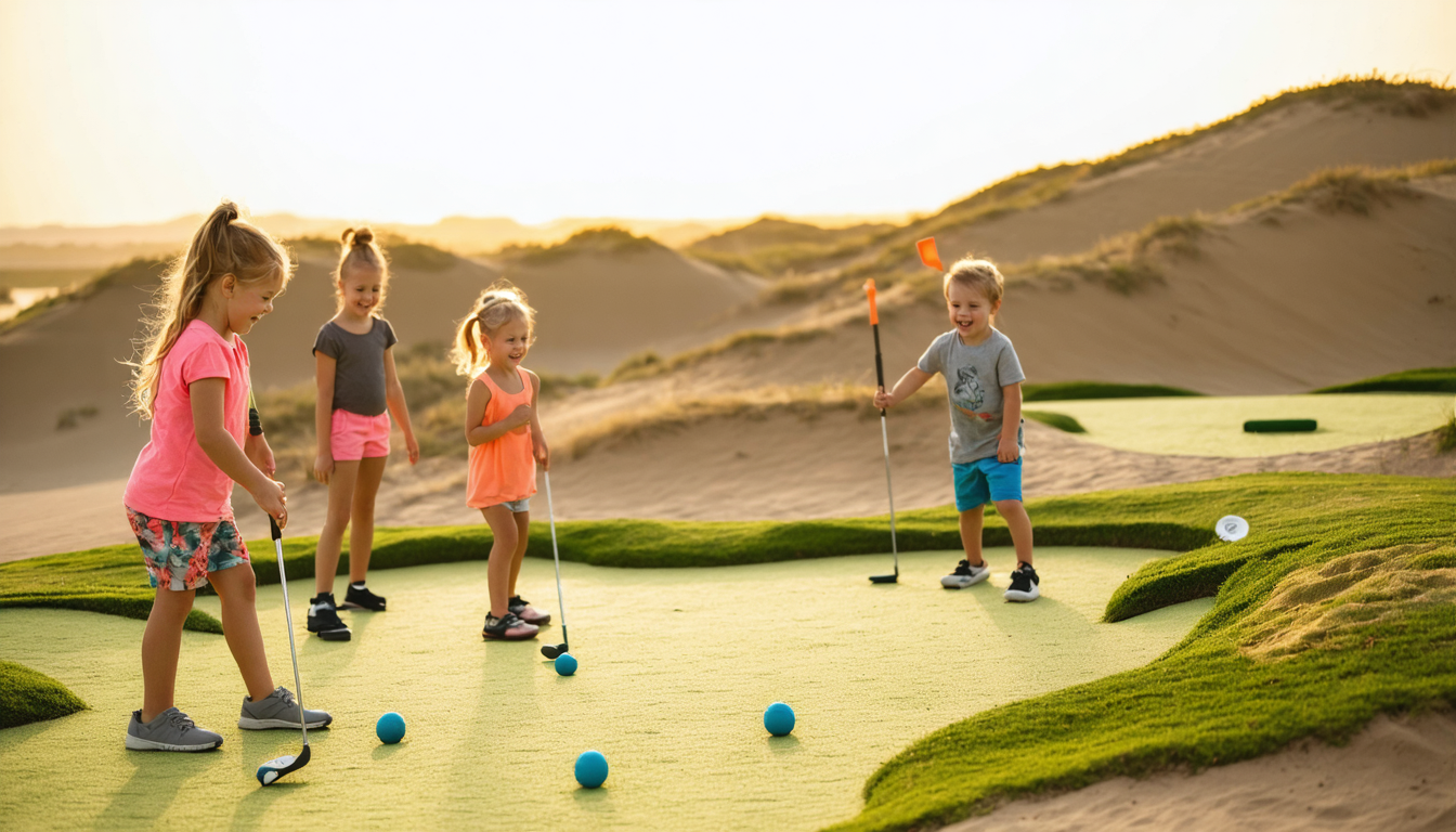 Familien-Erlebnis Adventure Golf in Søndervig begeistert Besucher