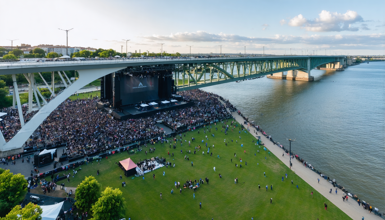 Rock Under Broen in Middelfart: Festival sorgt für Verkehrsaufkommen am Brückenkopf