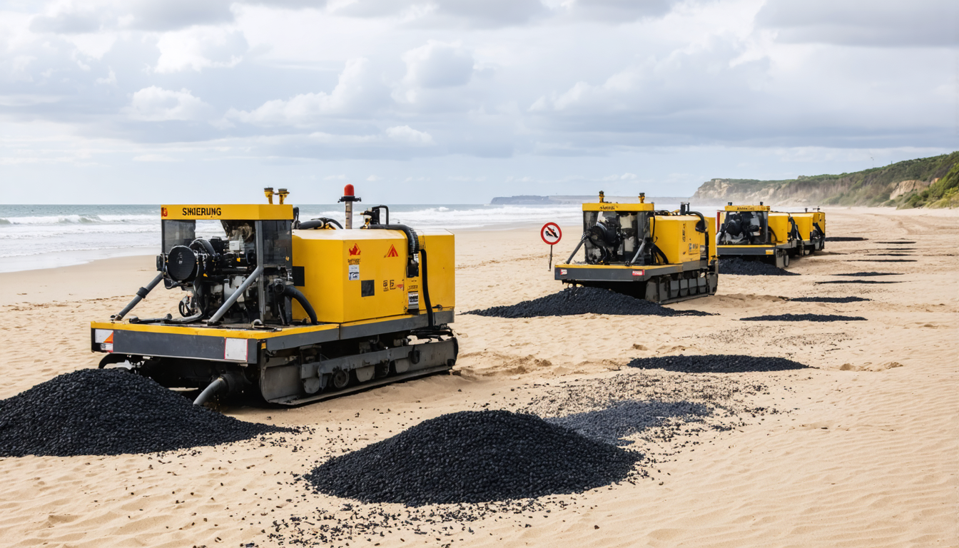 Ölverschmutzung auf Rømø: Strand bleibt teilweise gesperrt