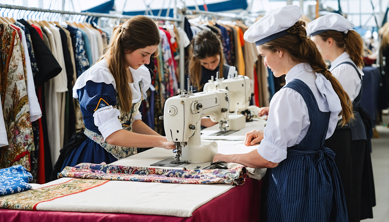 Historische Kostüme aus Frederikshavn: Handarbeit für das Nationalmuseum