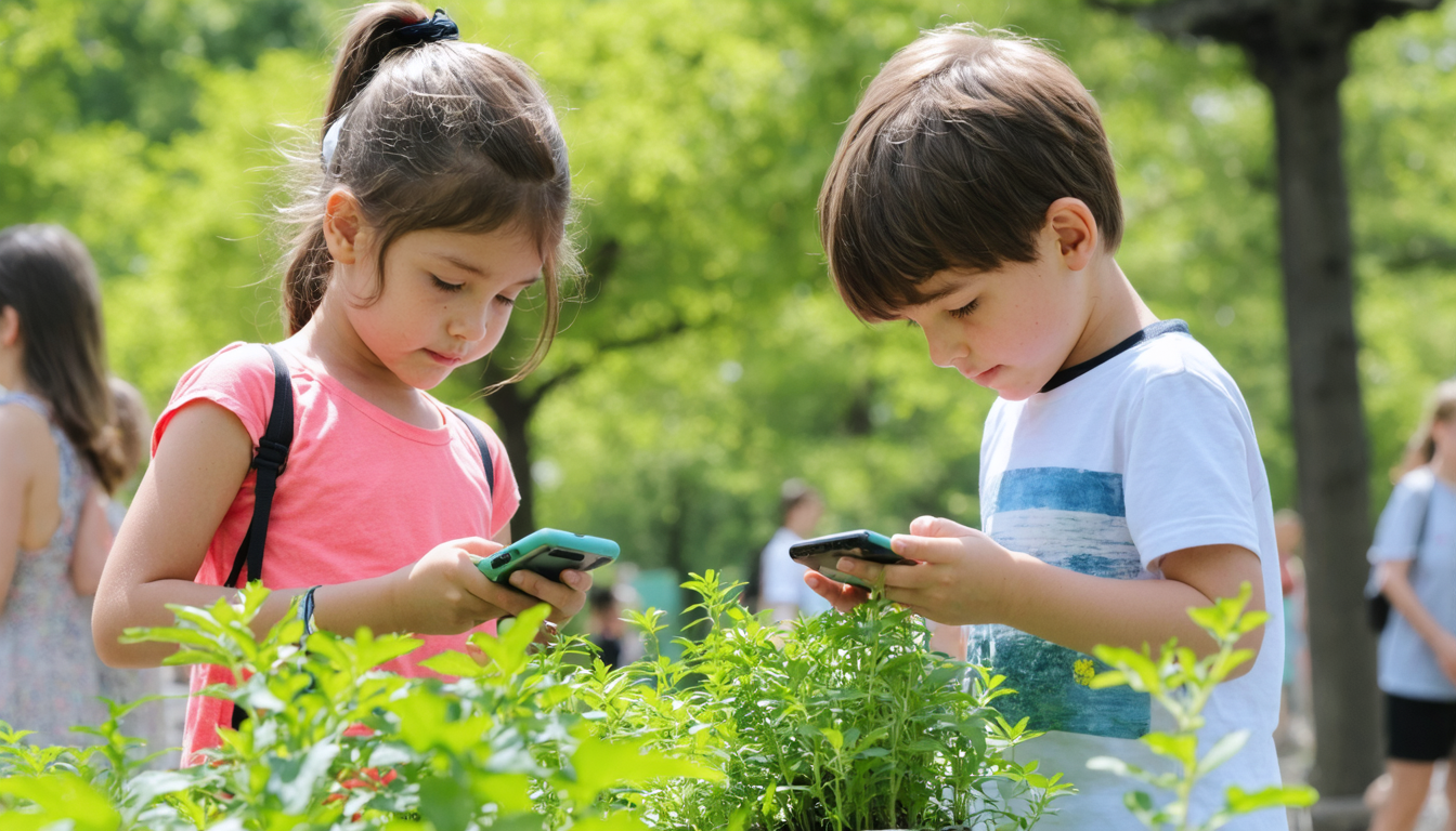 Kinder in Sindal begeistern sich für Wildpflanzen