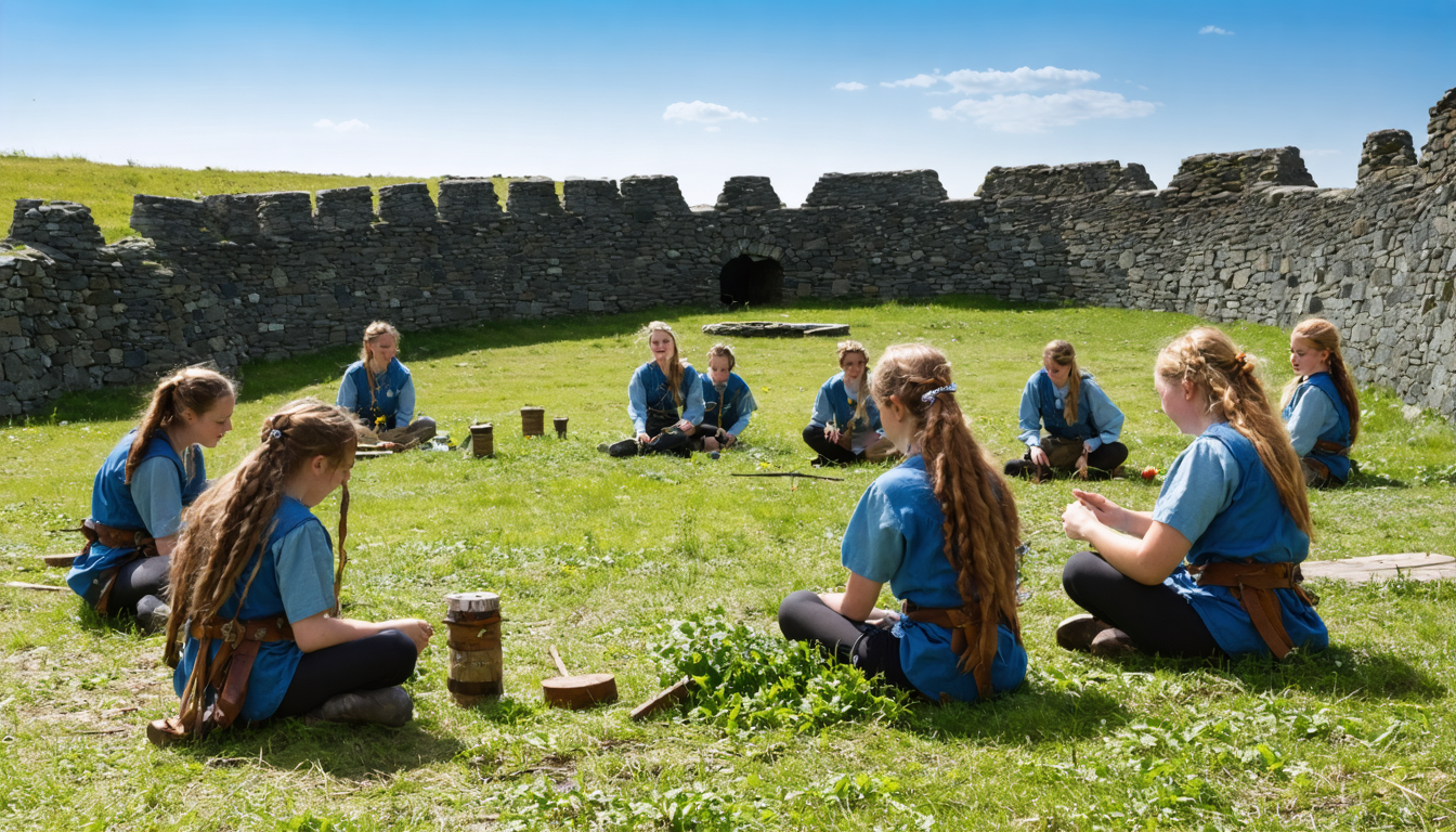 UNESCO-Volunteers beleben dänische Wikingerwelterbestätten erstmals mit internationalem Programm