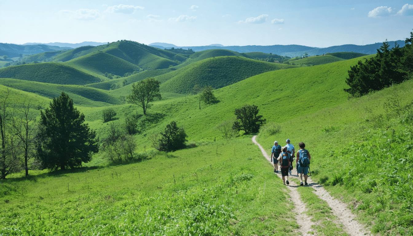 Geführte Familienwanderung über die Panorama-Route nahe Hobro