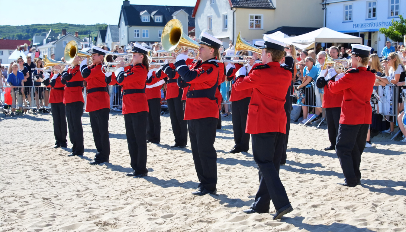 Nordsø-Festivalen in Blokhus: Norwegische Blasmusik bringt Leben in die Küstenstadt