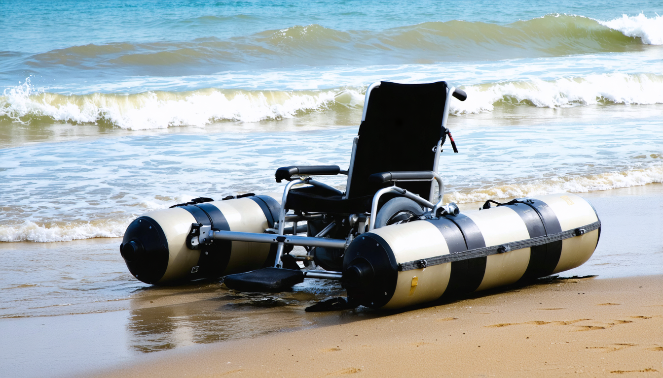 Barrierefreier Badespaß auf Rømø: Neue schwimmende Badestühle angekündigt