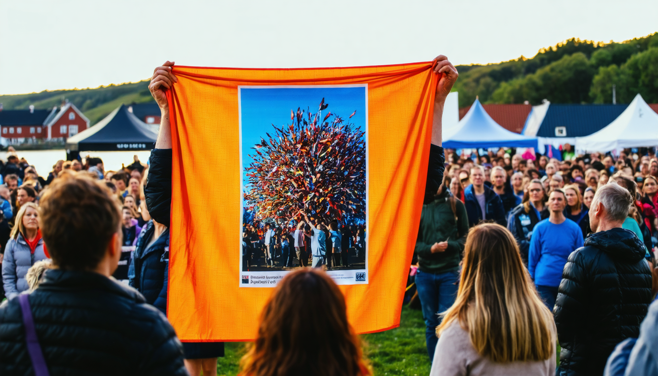 Kunstplakat zur Sankt Hans Nacht: Präsentation in Lønstrup