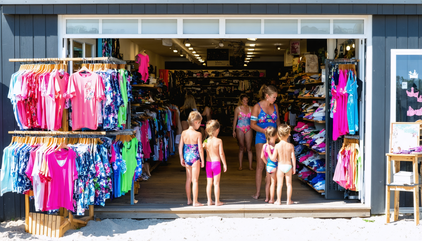 Søndervig startet in die Badesaison: Große Auswahl an Badekleidung für Familien