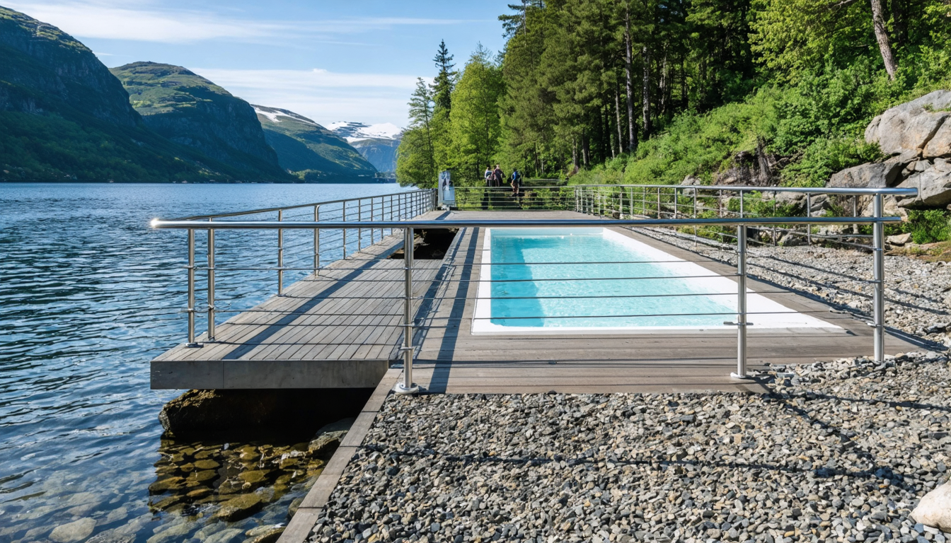 Neue Badebrücke in Mariager als Symbol für Gemeinschaft und Entwicklung