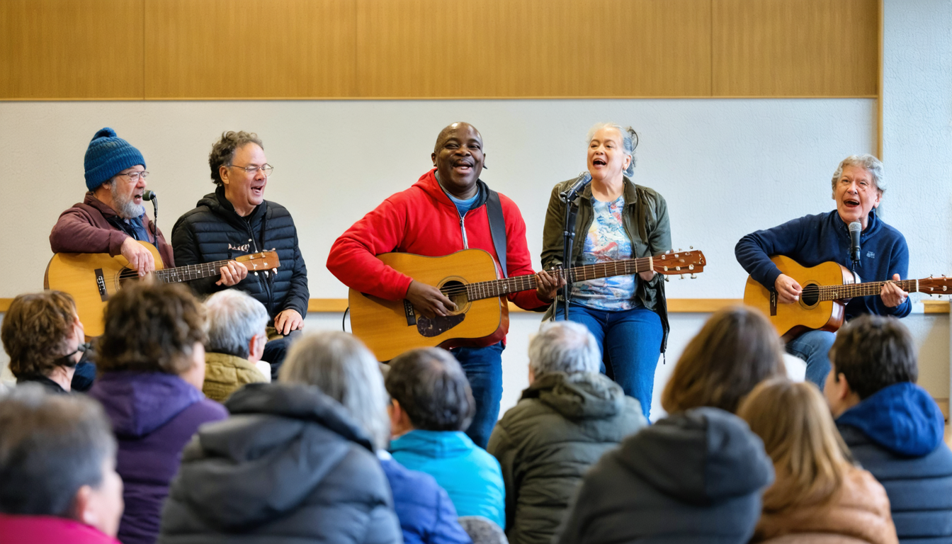 Musikalische Sommerabende in Dronninglund: Das Orchester De Røde Skjorter lädt ein