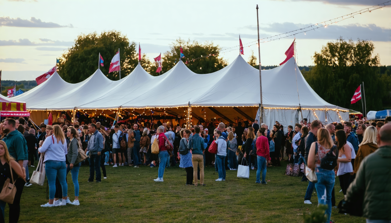 Jerslev Marked begeistert Besucher trotz Sturmböen