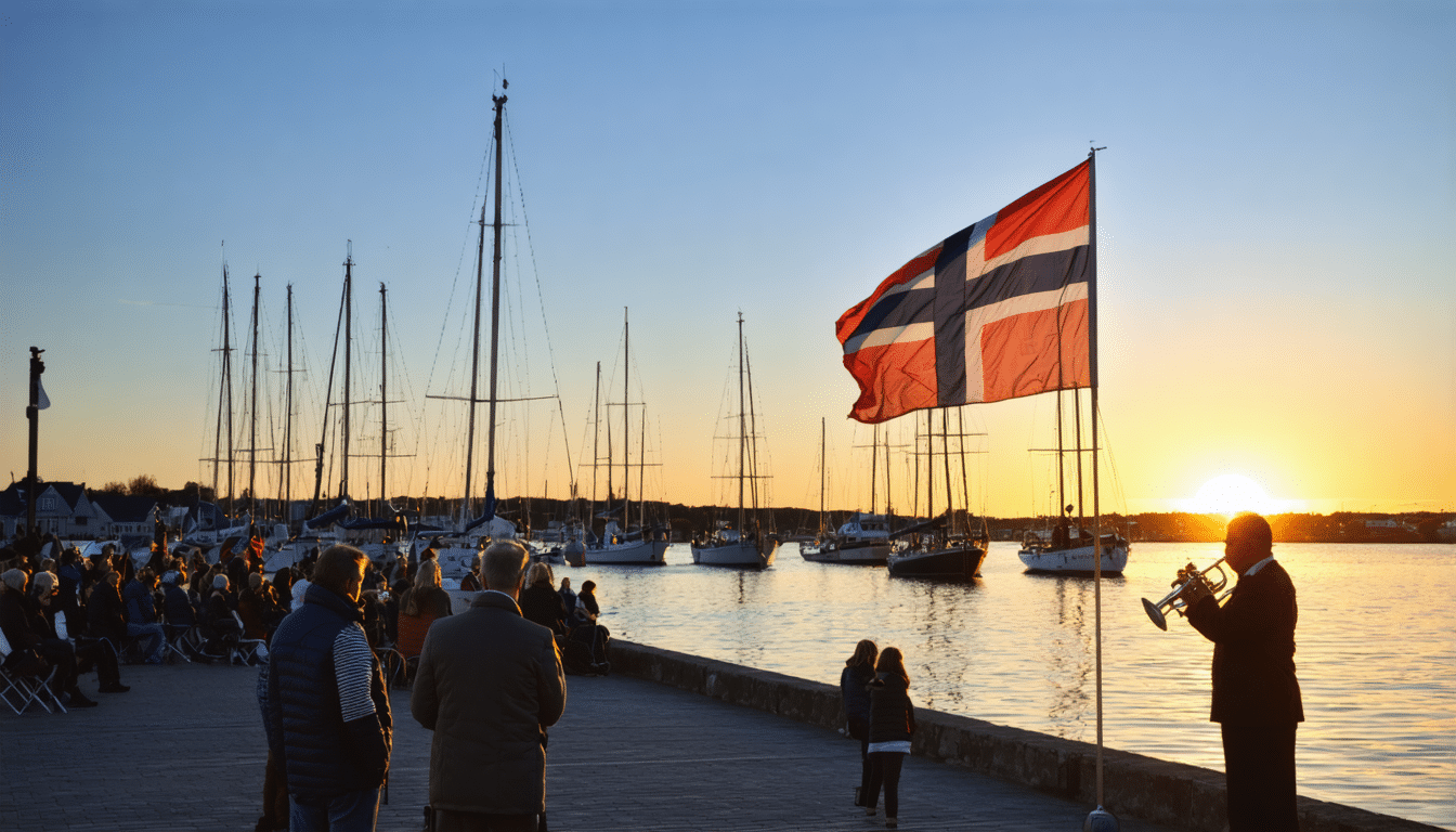 Musikalischer Sommerabend am Limfjord: Trompeten und Gesang in Nykøbing