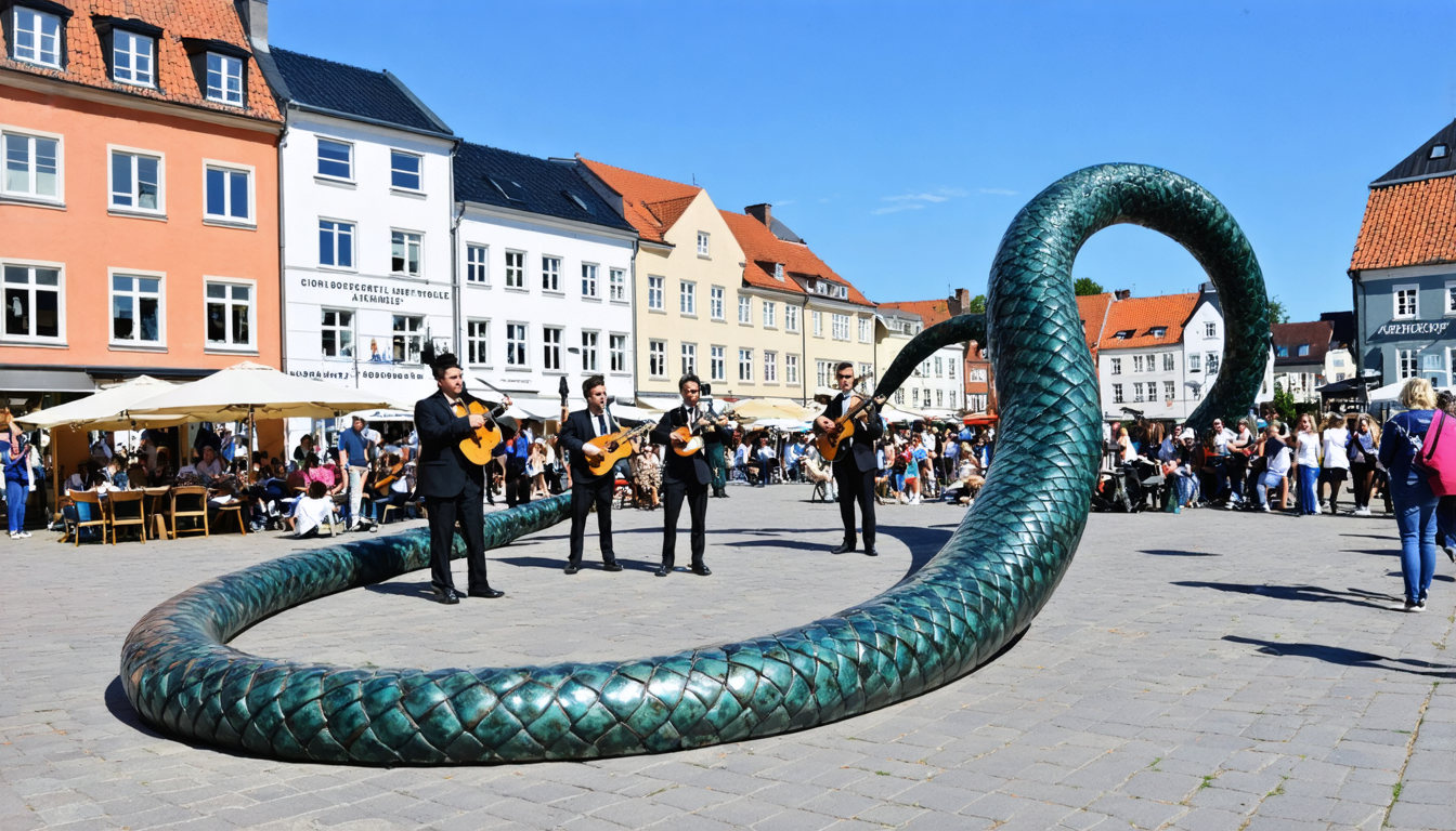 Livemusik und Kunst am Store Torv in Hobro: Sommerprogramm startet