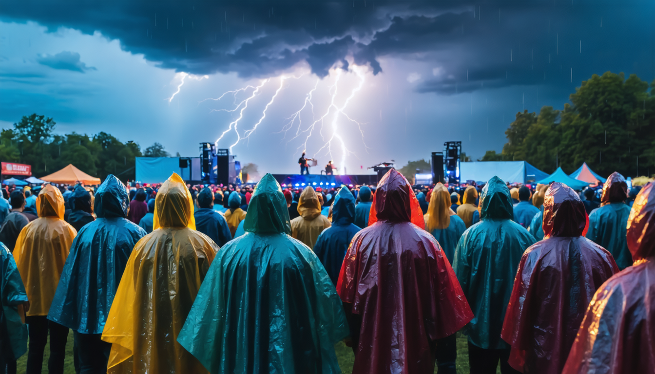 Wetterkapriolen beim Roskilde Festival: Mehr als Musik am Himmel
