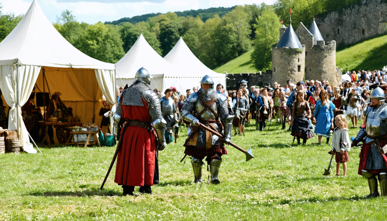 Voergaard Slot lädt zum größten Mittelaltermarkt Skandinaviens ein
