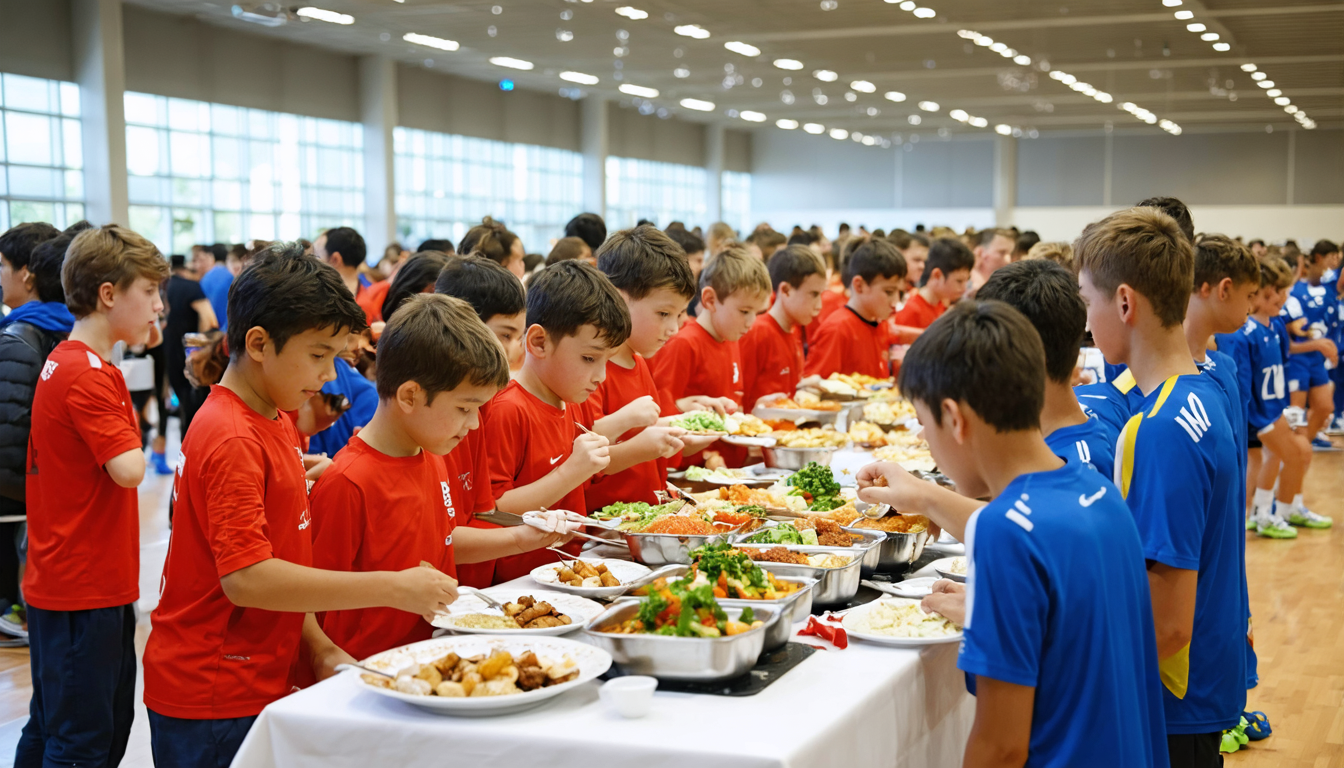 Internationales Fußballturnier: Kulinarische Herausforderungen für 2.000 Teilnehmer