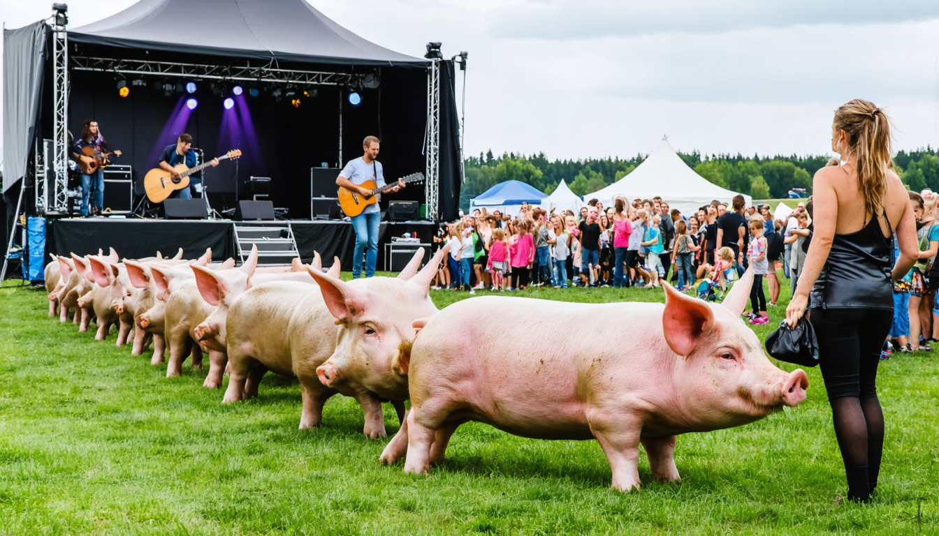 Jährliche Grisefest in Helberskov zieht hunderte Besucher an