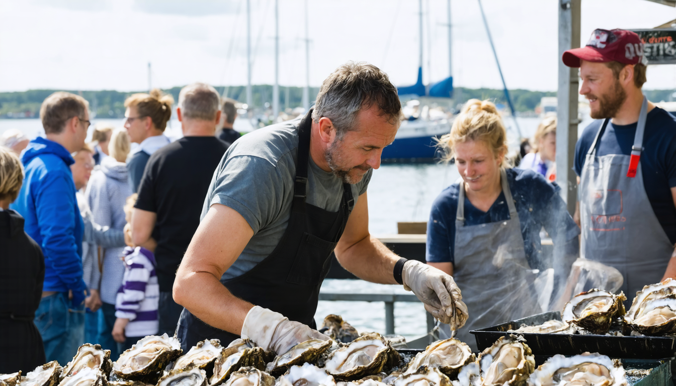 Austern- und Muschelpremiere in Nykøbing Mors: Genuss, Wettkampf und maritime Kultur