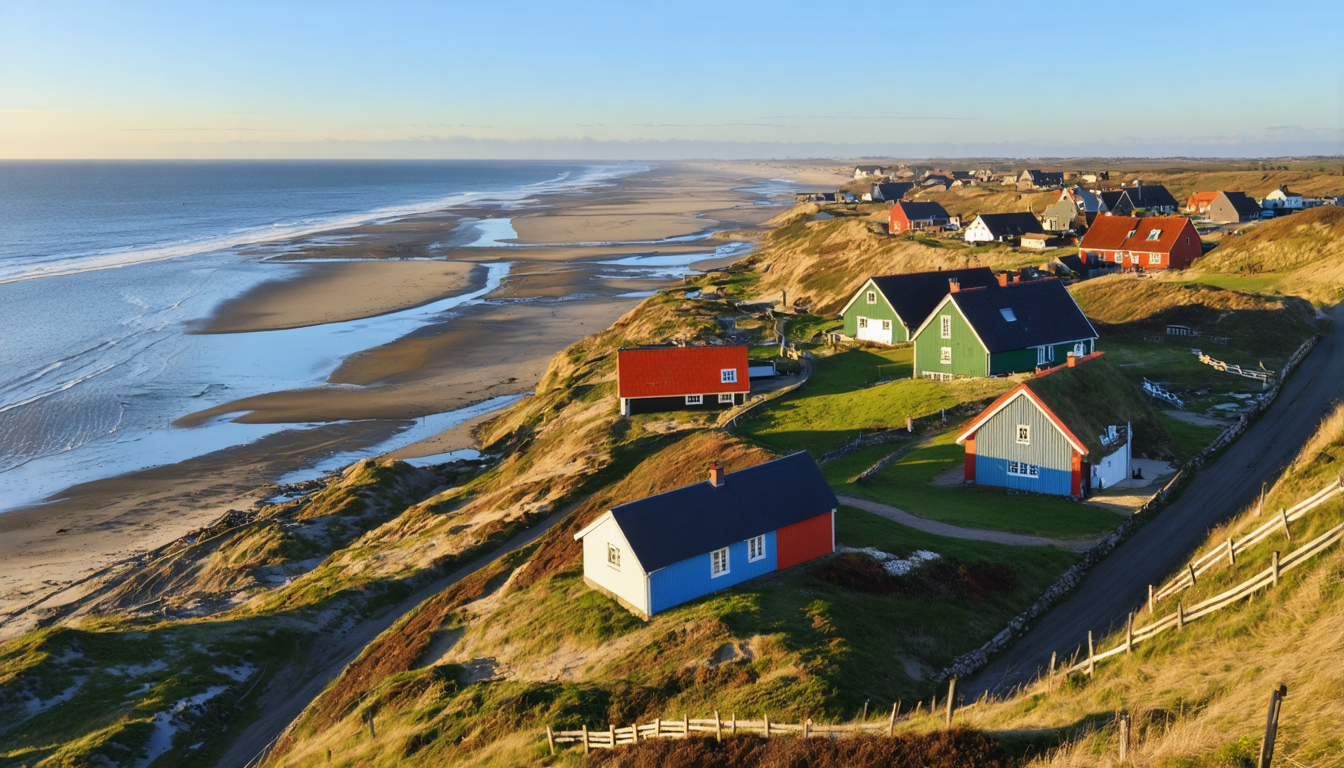 Lønstrup: Ein dänisches Küstendorf zieht Fans aus aller Welt an