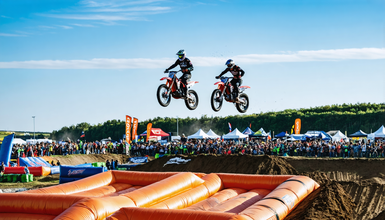Spektakuläre Motocross-Show: Neue Höhenrekorde im dänischen Hirtshals