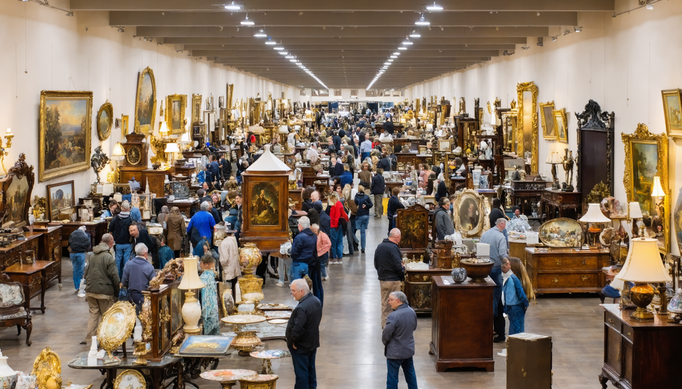 Vielfältige Antik- und Vintage-Messe in Løkken: Treffpunkt für Sammler und Kulturinteressierte
