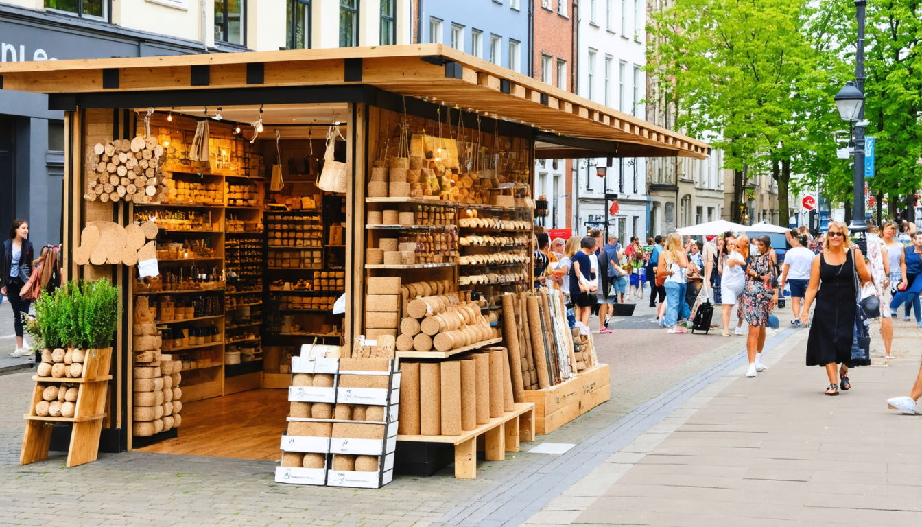 Erfolgreiches Pop-up-Konzept: Korkprodukte locken Besucher nach Nykøbing