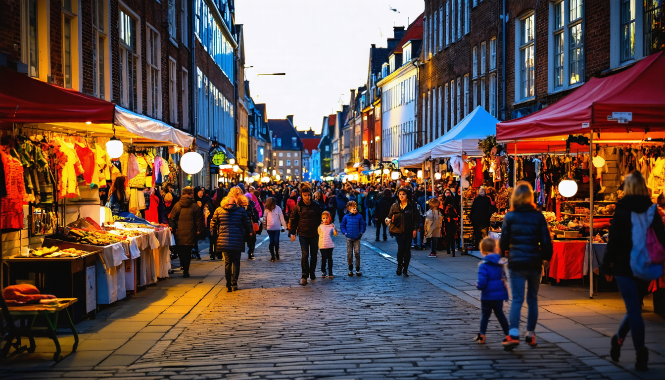 Großer Andrang zur Open By Night in Hobro zum Start des Spätsommers